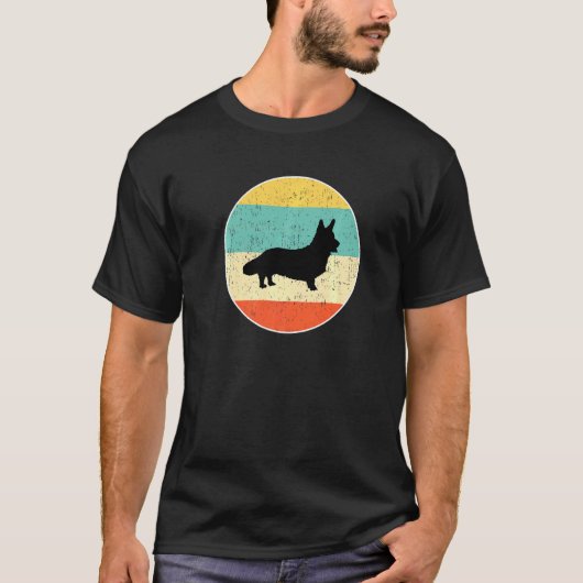 Cardigan Welsh Corgi hond T-shirt (Voorkant)