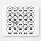 Cardigan Welsh Corgi in de Sheep Muismat (Voorkant)