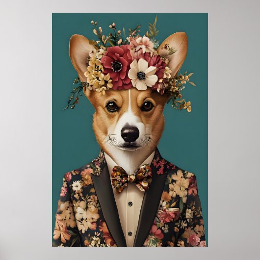 Cardigan Welsh Corgi In Pak Poster, Corgi Poster (Voorkant)