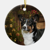 Cardigan Welsh Corgi Keramisch Ornament (Voorkant)