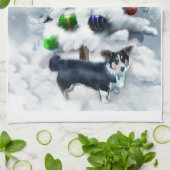 Cardigan Welsh Corgi kerstcadeaus Theedoek (Gevouwen)