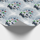 Cardigan Welsh Corgi Kerstmis Cadeaupapier (Hoek)