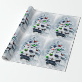 Cardigan Welsh Corgi Kerstmis Cadeaupapier (Uitgerold)