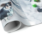 Cardigan Welsh Corgi Kerstmis Cadeaupapier (Rol Hoek)