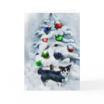 Cardigan Welsh Corgi Kerstmis