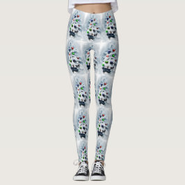 Cardigan Welsh Corgi Kerstmis Leggings