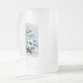 Cardigan Welsh Corgi Kerstmis Matglas Bierpul (Voorkant links)