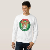 Cardigan Welsh Corgi Kerstmis Trui (Voorkant volledig)