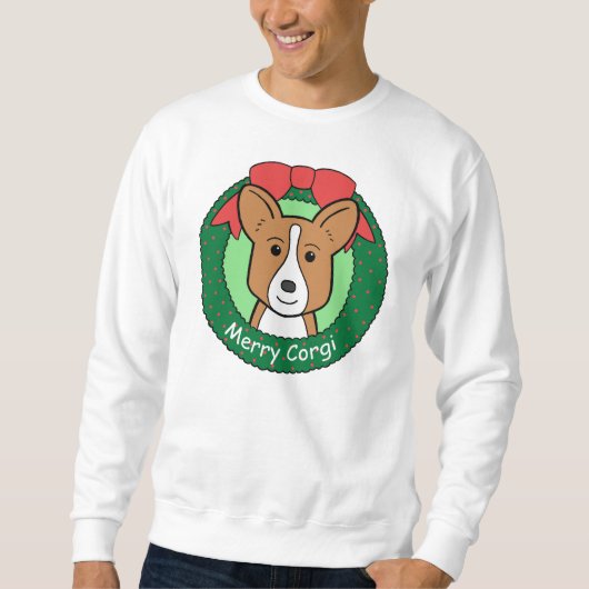 Cardigan Welsh Corgi Kerstmis Trui (Voorkant)