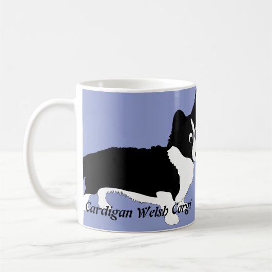 Cardigan Welsh Corgi Koffiemok (Links)