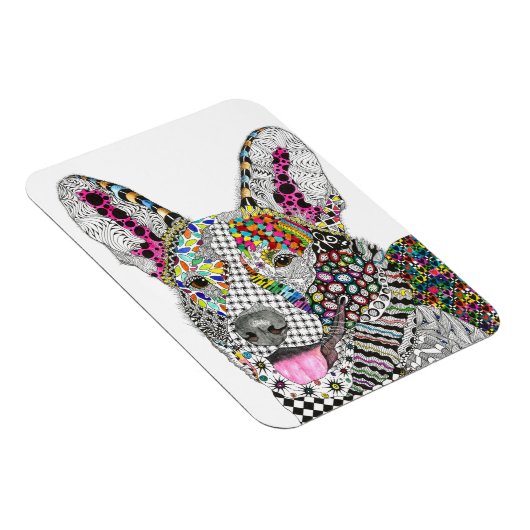 Cardigan Welsh Corgi Magnet 3"x4" Magneet (Rechterzijde)