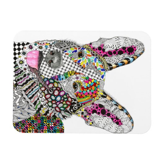 Cardigan Welsh Corgi Magnet 3"x4" Magneet (Horizontaal)