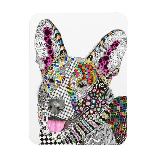 Cardigan Welsh Corgi Magnet 3"x4" Magneet (Verticaal)