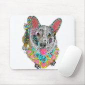 Cardigan Welsh Corgi Mousepad Muismat (Met muis)