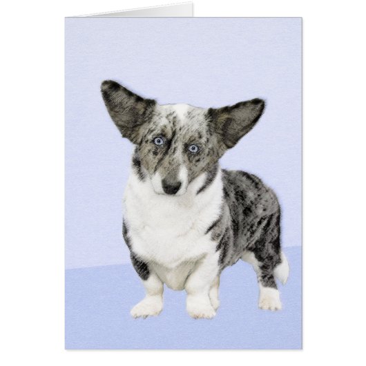 Cardigan Welsh Corgi Painting - Original Dog Art (Voorkant)