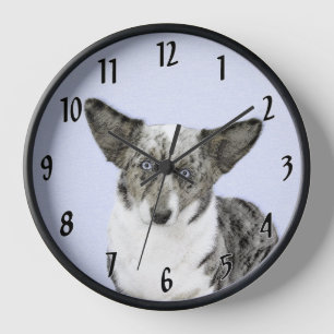 Cardigan Welsh Corgi Painting - Original Dog Art