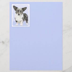Cardigan Welsh Corgi Painting - Original Dog Art