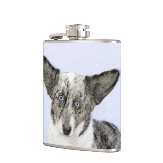 Cardigan Welsh Corgi Painting - Original Dog Art Heupfles (Links)