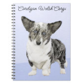 Cardigan Welsh Corgi Painting - Original Dog Art Notitieboek (Voorkant)