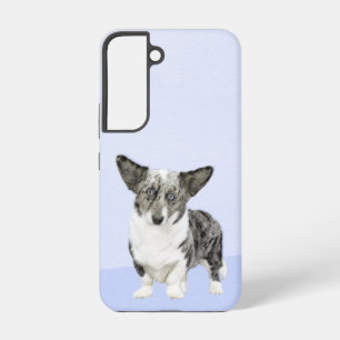 Cardigan Welsh Corgi Painting - Original Dog Art Samsung Galaxy Hoesje