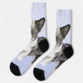 Cardigan Welsh Corgi Painting - Original Dog Art Sokken (Links)