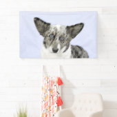 Cardigan Welsh Corgi Painting - Original Dog Art Spandoek (Insitu)