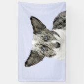 Cardigan Welsh Corgi Painting - Original Dog Art Spandoek (Verticaal)
