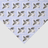 Cardigan Welsh Corgi Painting - Original Dog Art Tissuepapier (Detail)