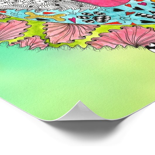 Cardigan Welsh Corgi Poster - 11 x 14 inch (Hoek)