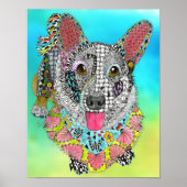 Cardigan Welsh Corgi Poster - 11 x 14 inch (Voorkant)