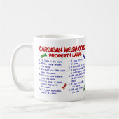 CARDIGAN WELSH CORGI Property Laws 2 Koffiemok (Links)