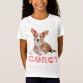 Cardigan Welsh Corgi Puppy Dog Red Love T-shirt (Voorkant)
