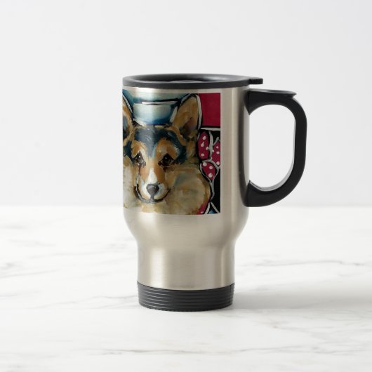Cardigan Welsh Corgi Reisbeker (Rechts)