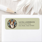 Cardigan Welsh Corgi Return Address Labels (Insitu)