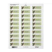 Cardigan Welsh Corgi Return Address Labels (Full Sheet)