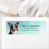 Cardigan Welsh Corgi Return Address Labels (Insitu)