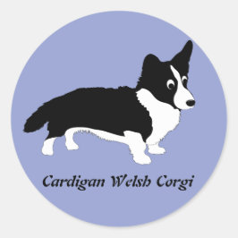 Cardigan Welsh Corgi Ronde Sticker
