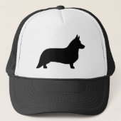 Cardigan Welsh Corgi Silhouette Trucker Pet (Voorkant)