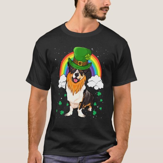 Cardigan Welsh Corgi St Patricks Day Kabouter T-shirt (Voorkant)
