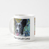 Cardigan Welsh Corgi Van Gogh Mok (Voorkant links)