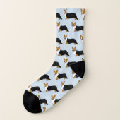 Cardigan Welsh Corgis | Cute Dogs Pattern Sokken (Links - buitenkant)