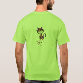 Cardinaal Bird Funny Cat Lover's T-shirt (Achterkant)