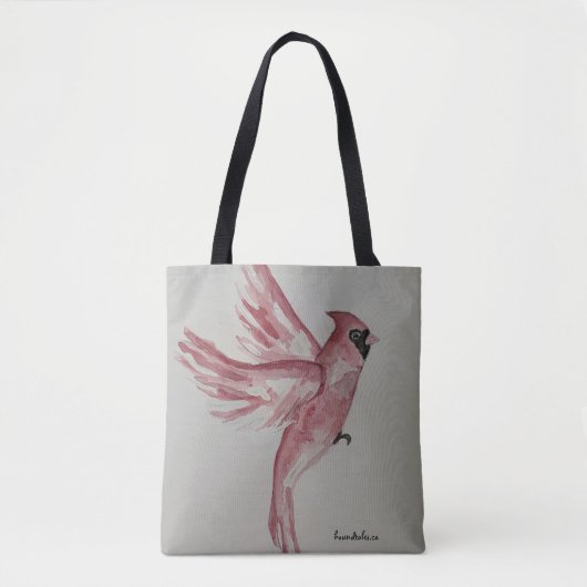 Cardinaal Canvas Bag Tote Bag (Voorkant)