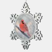 Cardinaal Creek Pewter Ornament (Rechts)