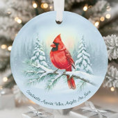 Cardinaal Foto Herinnering Geschenk Op Maat Gemaak Ornament