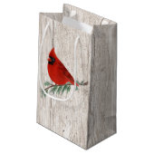 Cardinaal Gift Bag Klein Cadeauzakje (Achterkant Gekanteld)