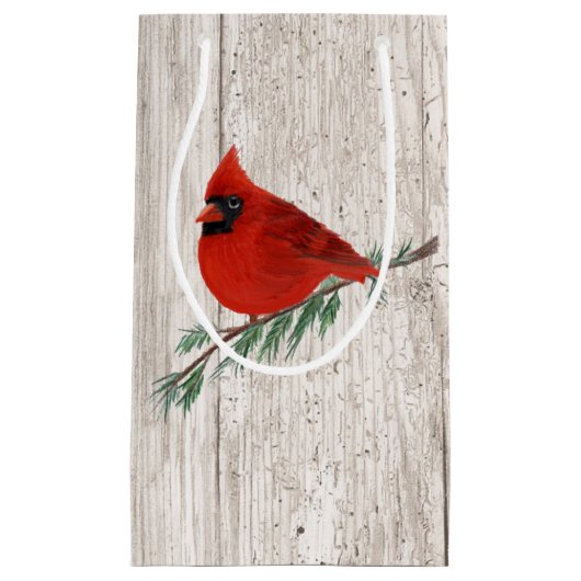 Cardinaal Gift Bag Klein Cadeauzakje (Voorkant)