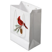 Cardinaal Gift Bag Medium Cadeauzakje (Voorkant Gekanteld)