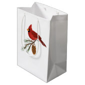 Cardinaal Gift Bag Medium Cadeauzakje (Achterkant Gekanteld)