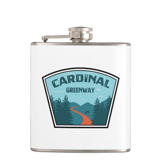 Cardinaal Greenway Indiana Heupfles (Voorkant)